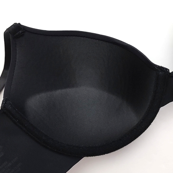 ⭐️3/ $30⭐️ Prima Valentina Intimates Black Push Up Bra Underwire Size 34C - Picture 4 of 11